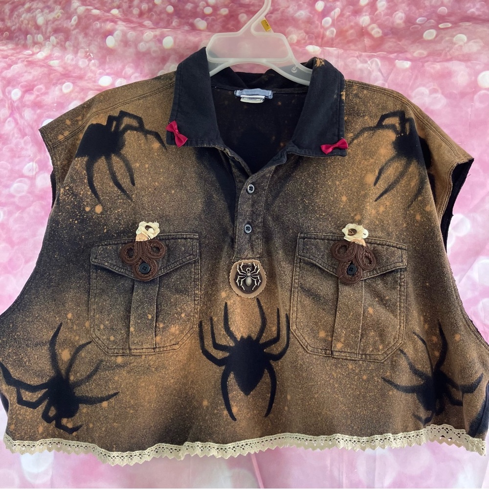 🕷️🕸️🕷️Gothic Bohemian Spider Top🕷️ - Picture 6 of 16